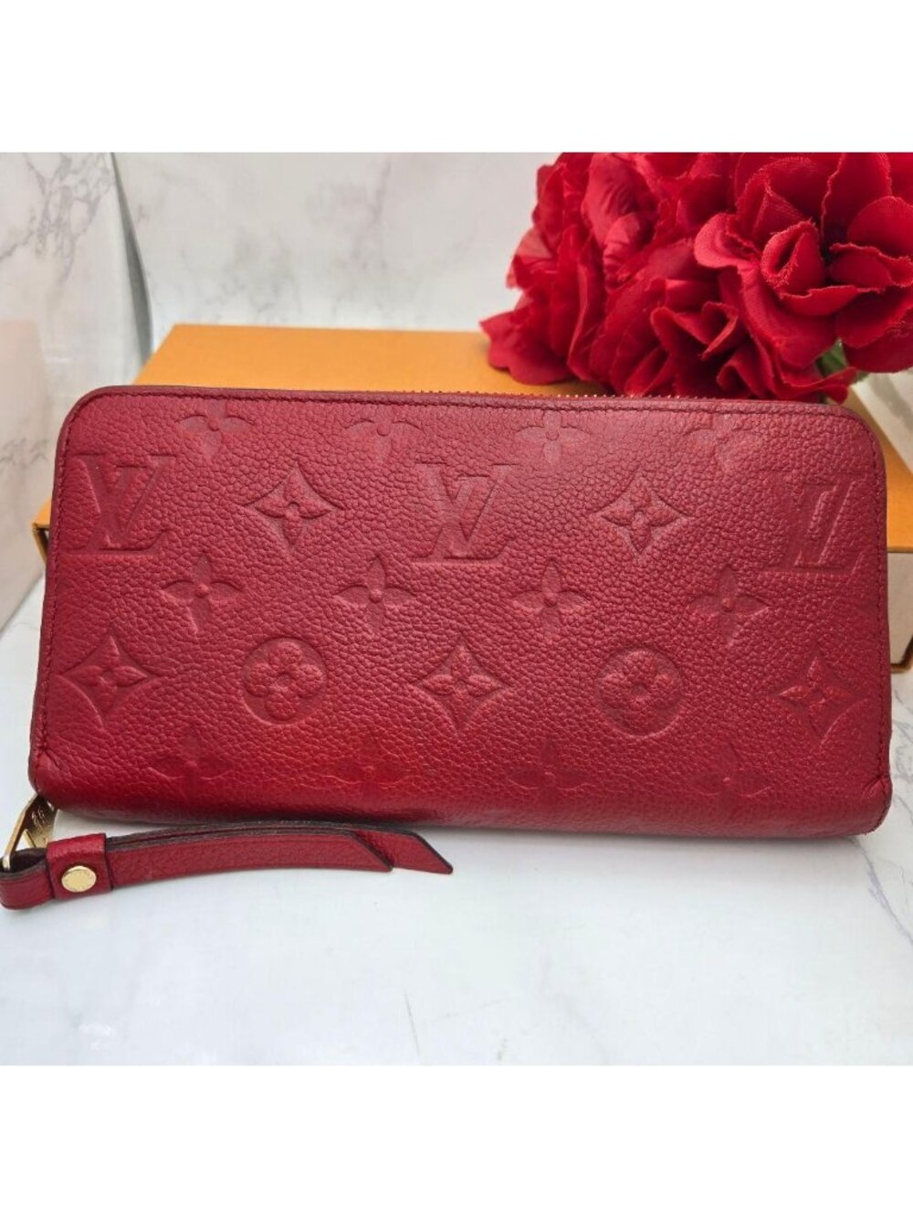Louis Vuitton Monogram Empreinte Zippy Wallet